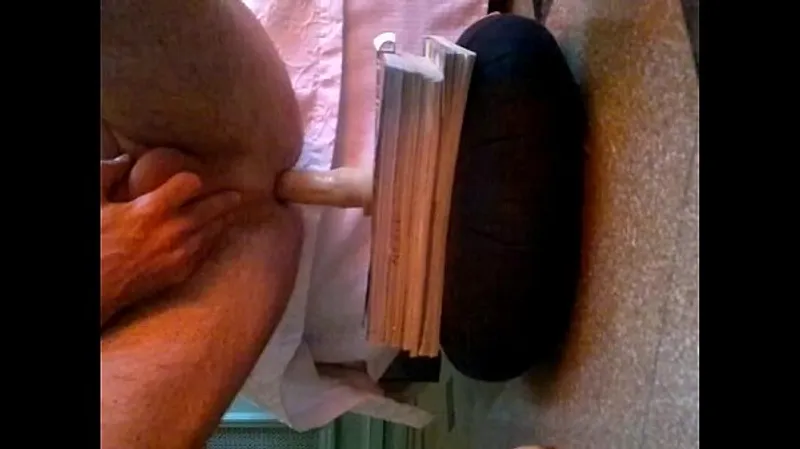 Amateur Cute Riding Dildo Guy Cums Hard