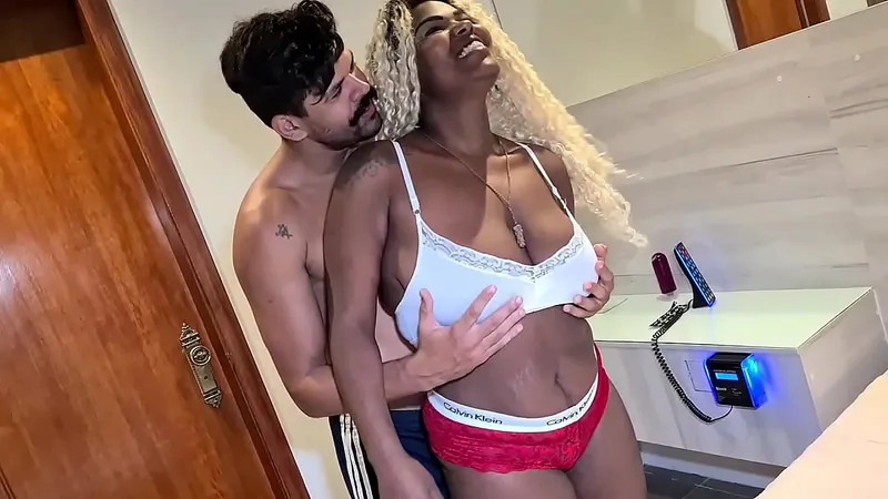 Rio Slut: Big Nat. Tits Latina Swallows Interracial Cum