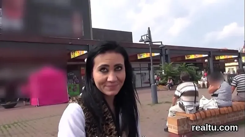 Czech Girl Seduced & POV Penetration at Shopping Center