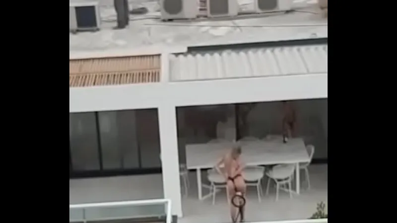 Two Hot Babes Balcony Sex - Neighbor Films!