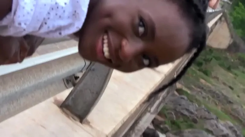 Ebony GF: Blowjob, Anal, Creampie – African Close-Up