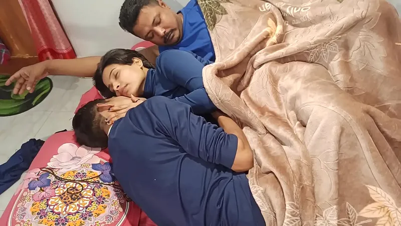 Shathi Khatun, Hanif, Shapan Pramanik: Hardcore BBC Threesome Porn - Intense Foreplay, Blowjobs & Sex