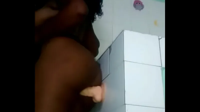 Ebony Dildo Play - Intense Solo Action