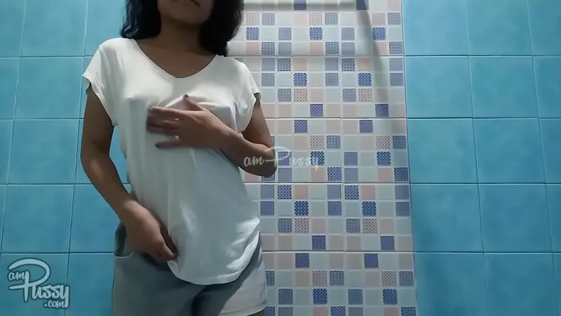 Asian Chick Shower Scene - Nude & Sensual Wash