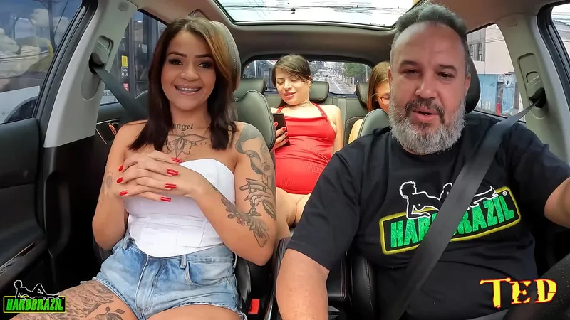 Bella Ferrari Debuts Naked on Ted's Car