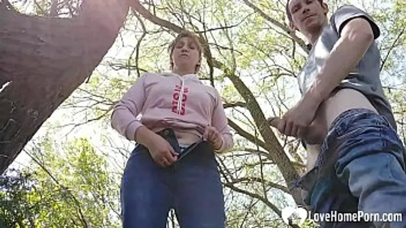 Walking Through Woods: Found & Fucked Hard by MILF