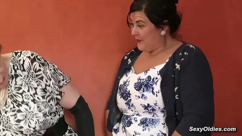Mature Lesbians Allison & Katie - Big Natural Tits, Boob Worship, Stripping, Toying