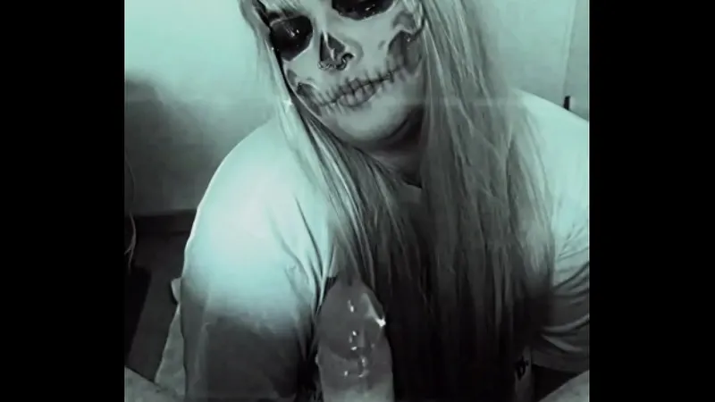 Fast Cumshots Halloween Compilation 🎃 - X-Ray Skeleton's NSFW Videos 👀 (Amateur Couple Humor, Blowjobs)