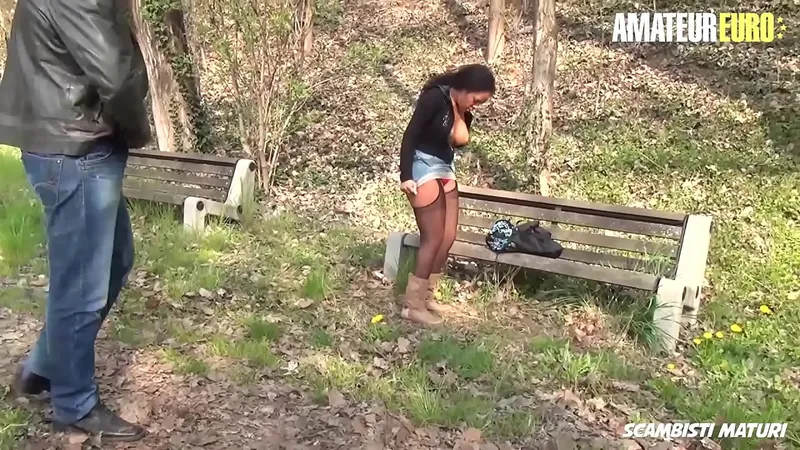 Hardcore Amateur Euro - July Di Maggio's Rough Outdoor & Anal Orgasm