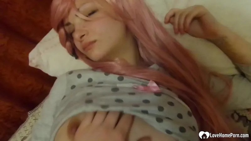 Stepbrother Roughly Wakes & Fucks Sister, Ass Cumshot