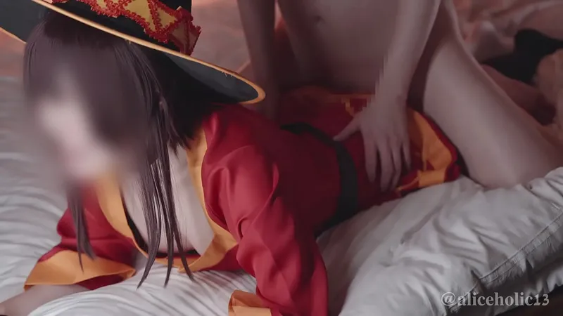 KonoSuba Megumin - Hardcore Cowgirl/Femdom Creampie