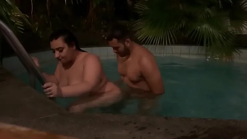 Best Friend Caught Wife Playing Ass Poolside