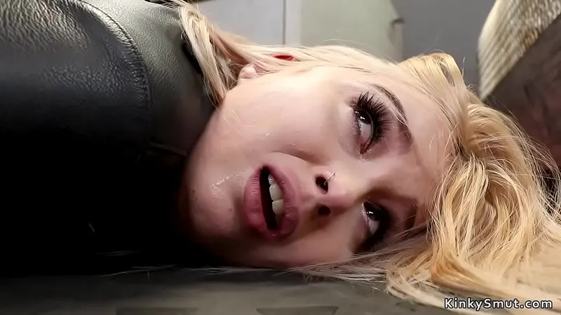 Lesbian Blondes Straitjacket, Double-Ended Dildo, Hardcore Anal Play in Anal Asylum