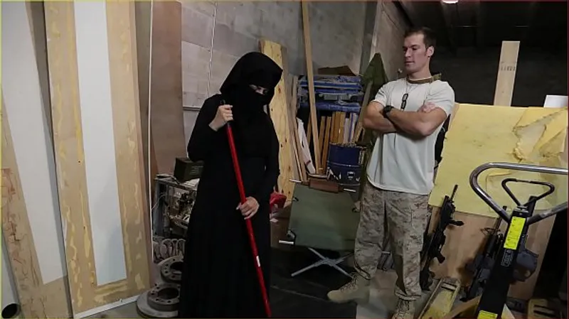 Muslim Woman Blows, Fucks American Soldier