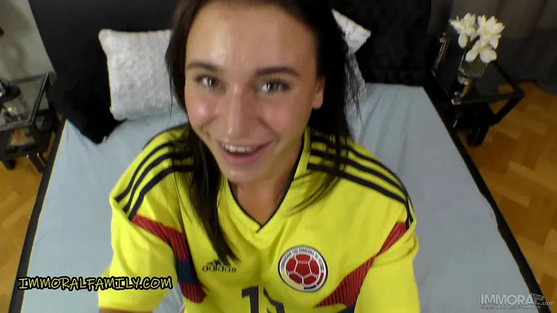Sister Swaps Creampie for Fave Football Jersey (Anal, Sis)
