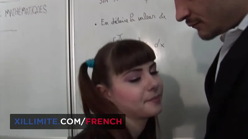 Pretty Student's Passionate Anal Classroom Action