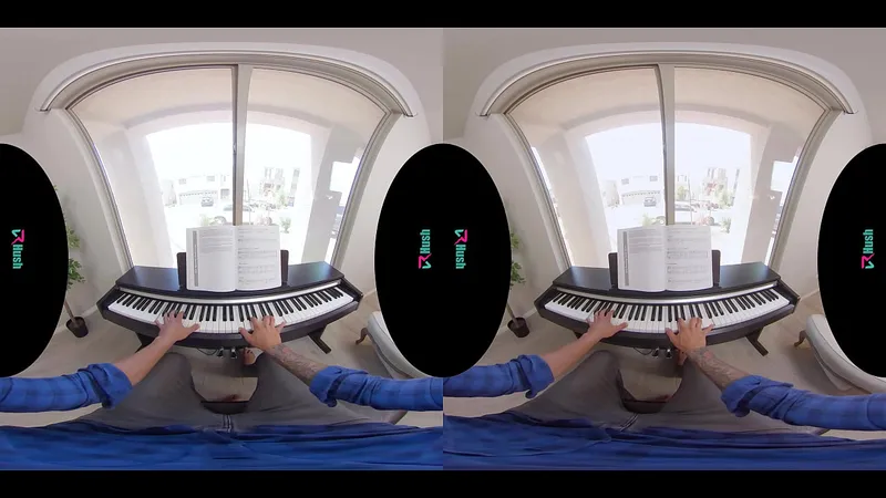 Rebecca Vanguard's anal Creampie by Piano Teacher