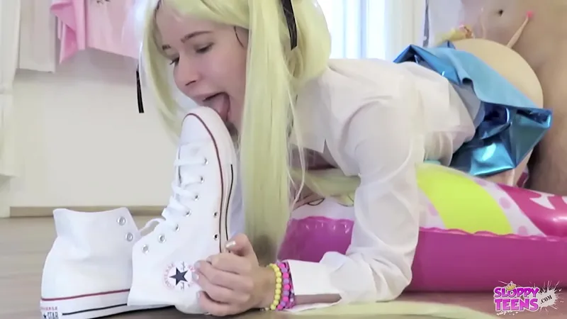 Anal Fetish: Sneakers Licking & Destruction