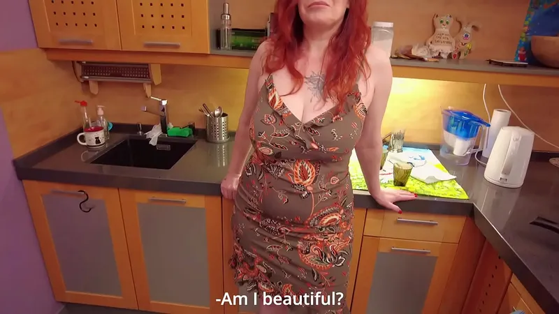 Ginger MILF Neighbor-Bang Son's Friend - Big Tits, Stops shocking!