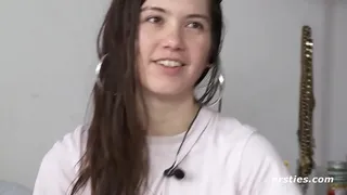 Ersties: Amateur Girl Loves Crazy Nipple Pain