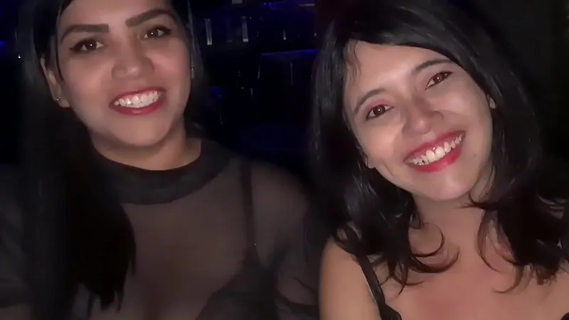 Young Skinny Girl Rides Big Dick at Swing Club Booth