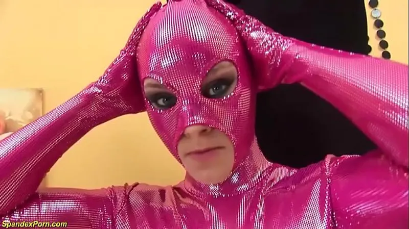 Steamy Catsuit Fucked Step Mom's Tight Ass
