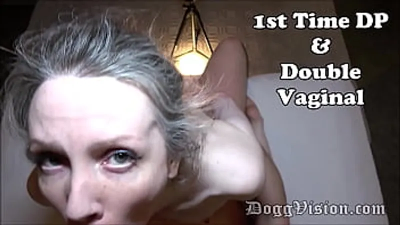Skinny MILF's 1st DP & DV - Hardcore Debut