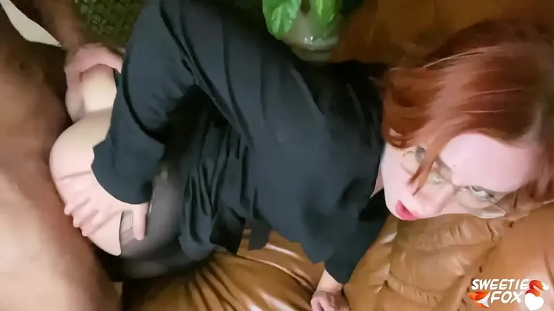 Redhead Blows & Hardcore Porn - Facial Cumshot