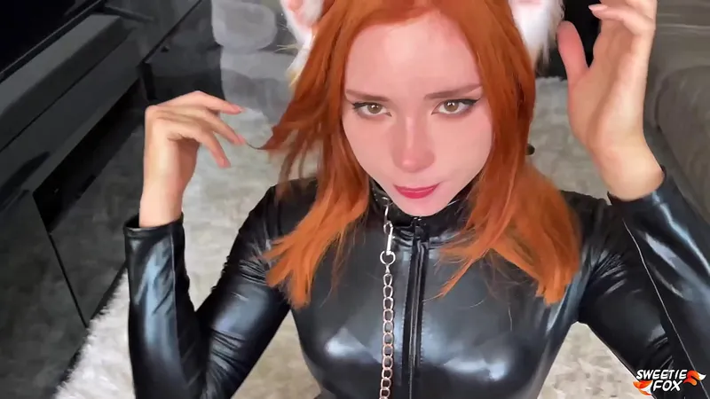 Redhead Deepthroats Big Cock Post-Party, Cums in Mouth
