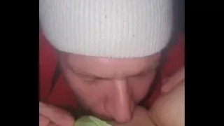 Eating pussy and tasting her cum