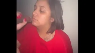 Veronica is very submissive and lets bbc face fuck her