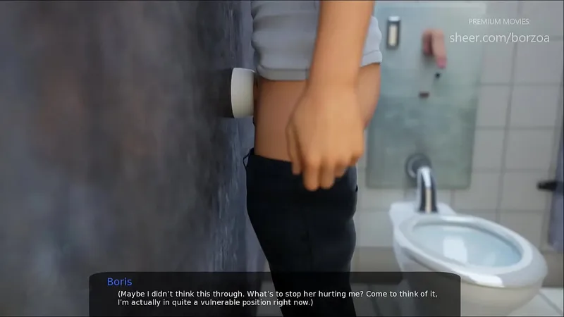 Boris Deepthroats at College Toilet Gloryhole, Cum Swallow