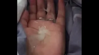 hearty cum in hand