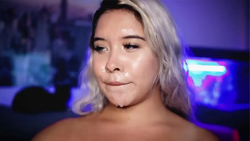 Blonde Takes Big Load After Blowjob