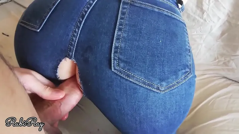 Ex GF Craves Big Dick in Tight Pants - Hardcore Anal Fucking & Creamy Finish