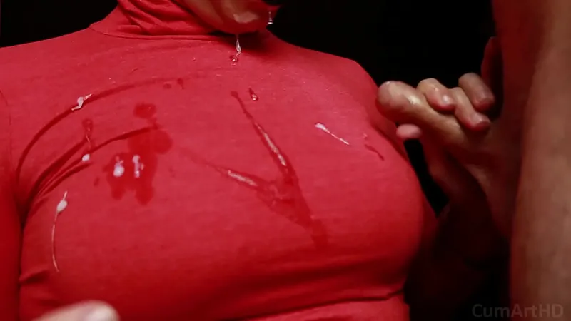 Artistic Handjob - Thick Cum Facial