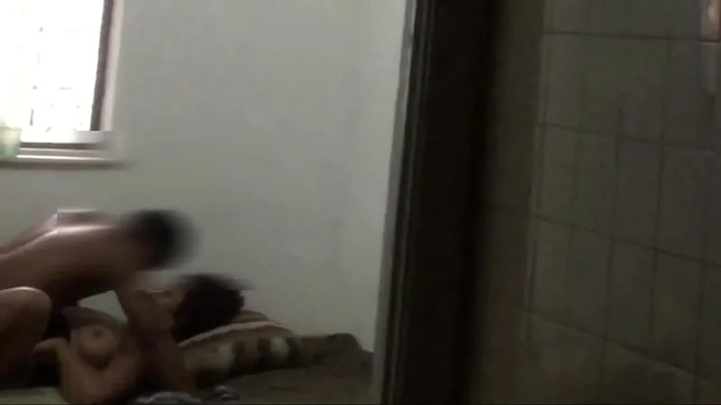 Caught Neighbor Lusting for Young Man's Dick in Living Room