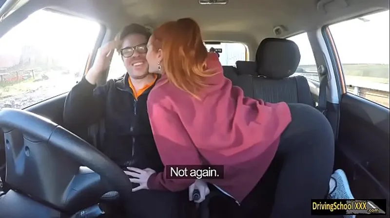Redhead Ella Hughes gulps massive cumloads