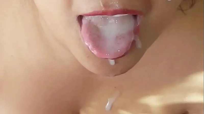 Green-Eyed BBW Swallows Semen Compilation
