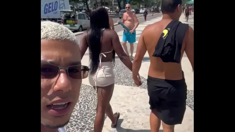 DAIANEHOTANGEL, Slut Wife Fucks Stranger at Beach - Cuckolded by Julia Almeida
