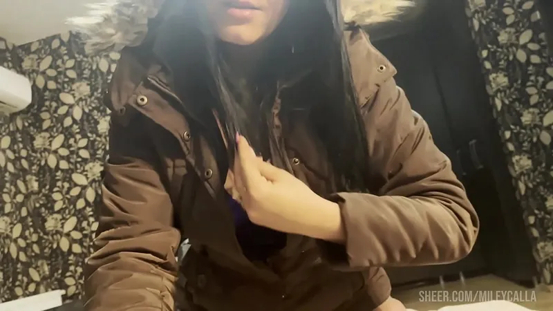 MilfyCalla - Bountiful Cum on Puffer Jacket