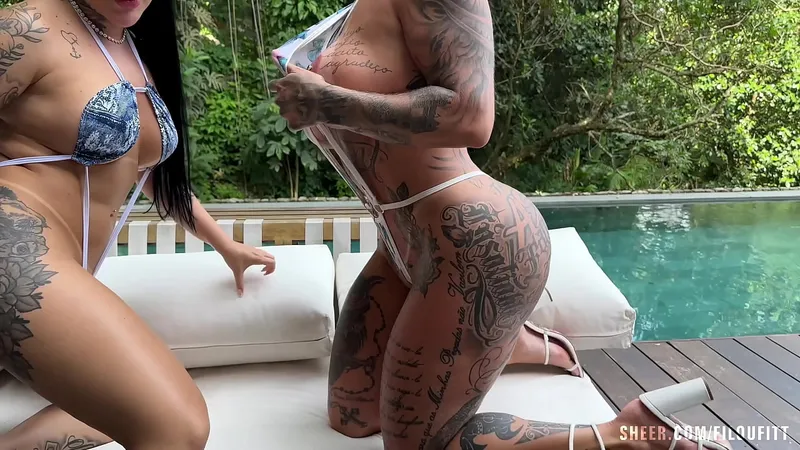 Thawany Alves, Brena Barbosa Ride Big on FilouFitt's Monster Dick