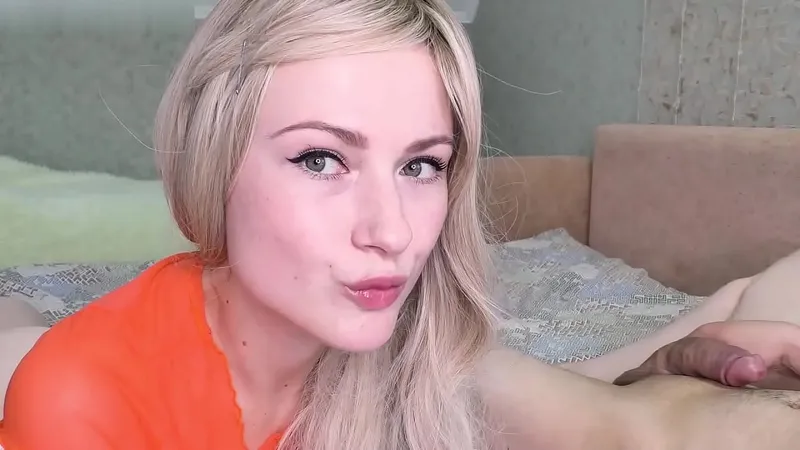 Sexy GF Deepthroat & Ball Licking After Work - Cums Swallowed
