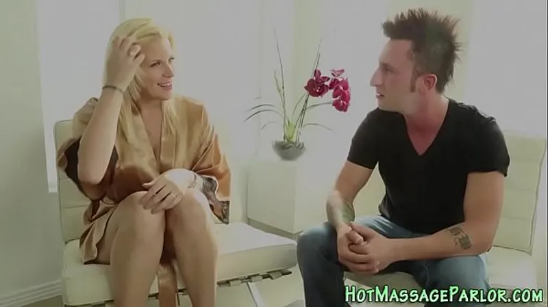 Masseuse Deepthroats Client's Load