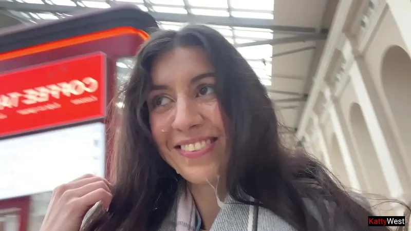 Public Shopping Mall Orgasm - Intense Fucked & Facial Cum Shot - Cumwalk