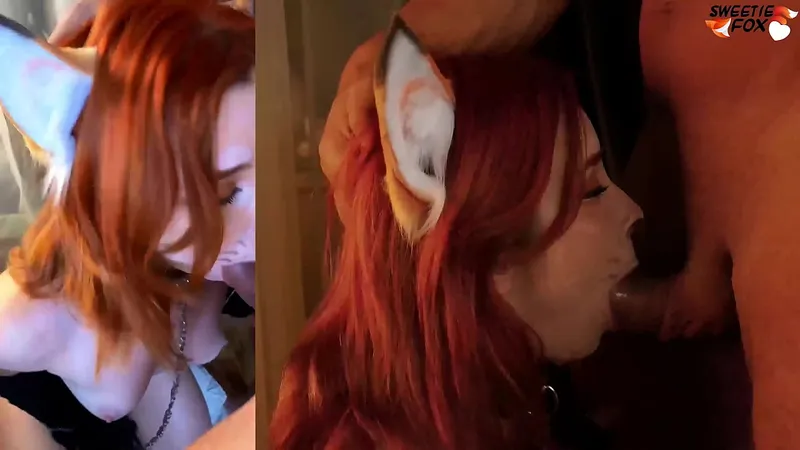 Big Dick Faced by Cute Fox - Facial Blast