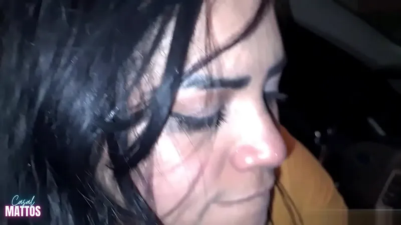 Stranger Blows in Car After Street Encounter - Naughty Milk Shower