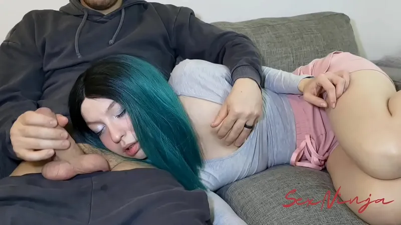 Brother Roughly Fucks Sister on Lap