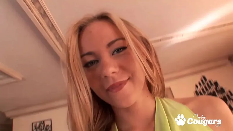 Blonde Banger Takes Load on Ass