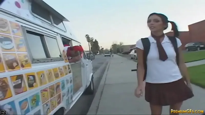 Stephanie's Popsicle Pleasure Van: Intense Licks, Strips, Blowjobs, Hardcore Sex, Cum & Closeups
